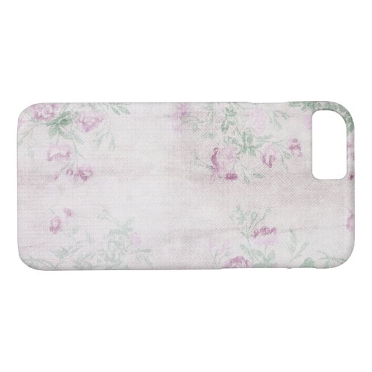 roze florale  vormgeving Case-Mate iPhone case (Achterkant (Horizontaal))