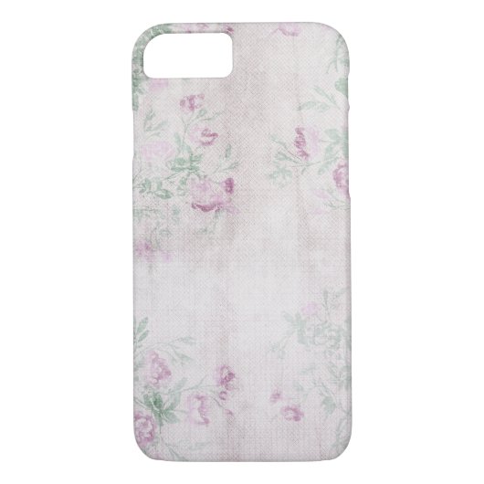 roze florale  vormgeving Case-Mate iPhone case (Achterkant)