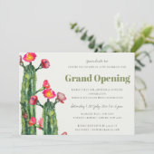 ROZE FLORALE WOESTIJNCACTUSLOVER GROOT OPENING KAART (Staand voorkant)