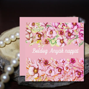 Roze floralen - Hongaarse Moederdag