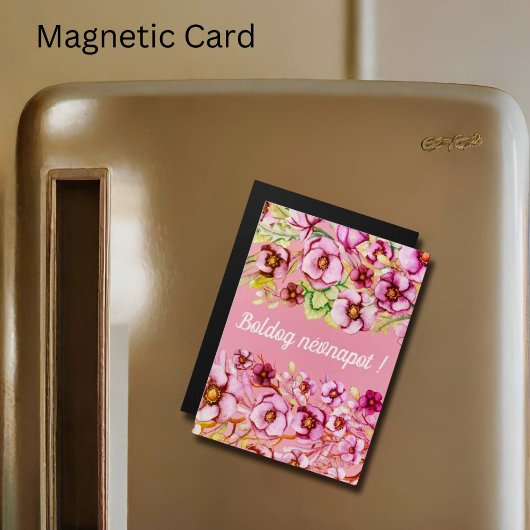 Roze floralen - Hongaarse naamdag