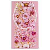 Roze floralen - Hongaarse naamdag Klein Cadeauzakje (Achterkant)