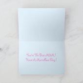 Roze floralen - Kaart (Binnen)