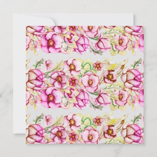 Roze floralen - Moederdag Brunch (Achterkant)