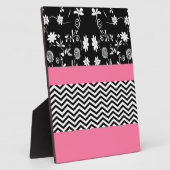 roze florchevron fotoplaat (Zijkant)