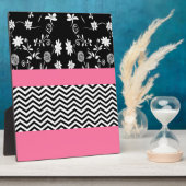 roze florchevron fotoplaat (Zijkant)