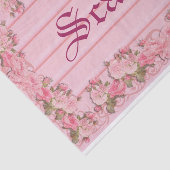  roze Florentijnse grens voor hout op maat Tissuepapier (Detail)