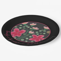 Roze Flowered Artsy Designer