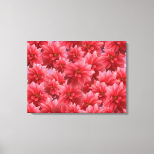 Roze Flowers Beauty Canvas Afdruk