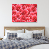Roze Flowers Beauty Canvas Afdruk (Insitu (Slaapkamer))