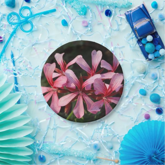 Roze FLowers Bord fotopapier 7 in (Feest)