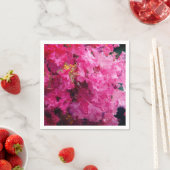 Roze Flowers Party Servet (Insitu)