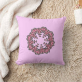 Roze Flowers Pillow Kussen (Deken)