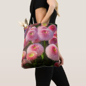 Roze FlowersTote Bag Tote Bag (Dichtbij)