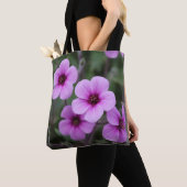 Roze FlowerTote Bag Tote Bag (Dichtbij)