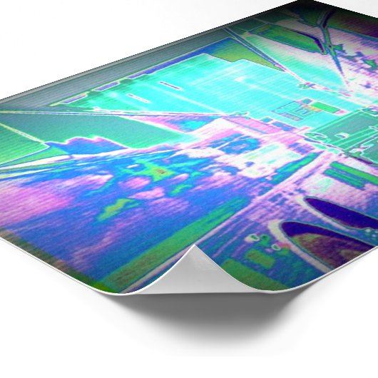 Roze Floyd Bus E Gate Poster (Hoek)