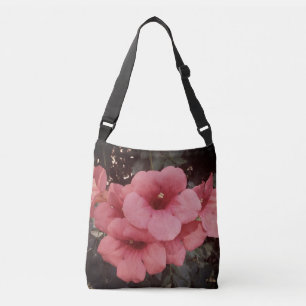 Roze Fluer All-Over-Print Cross Body Bag Crossbody Tas