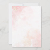 Roze fluistert bruiloft uitnodigingen (Achterkant)