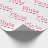 Roze fluit inpakpapier (Hoek)