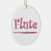 Roze Fluit Ornament (Rechts)