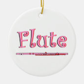 Roze Fluit Ornament (Voorkant)