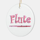 Roze Fluit Ornament (Links)