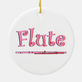 Roze Fluit Ornament (Achterkant)