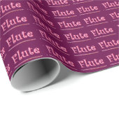 Roze flute cadeaupapier (Rol Hoek)