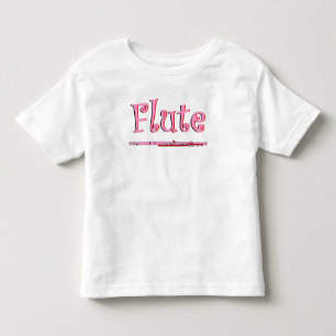Roze flute kinder shirts