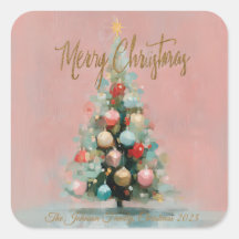 Roze fluwelen kerstboom folie kerstkaart