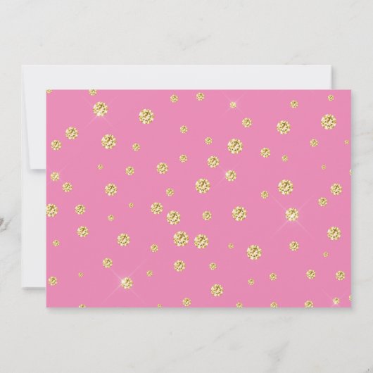 Roze Folie Ballon Foto 2e Verjaardag Uitnodiging (Achterkant)