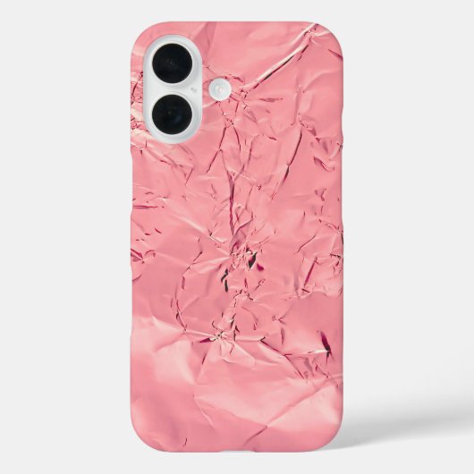 Roze Folie Case-Mate iPhone Case (Achterkant)