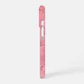 Roze Folie iPhone 16 Hoesje (Linkerkant)
