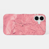 Roze Folie iPhone 16 Hoesje (Achterkant horizontaal)