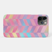 Roze Folie Kijk Chevron Case-Mate iPhone Case (Achterkant (horizontaal))