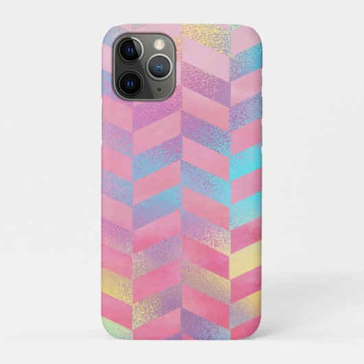 Roze Folie Kijk Chevron Case-Mate iPhone Case (Achterkant)