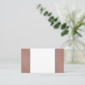 Roze Folie Visitekaartjes (Staand voorkant)