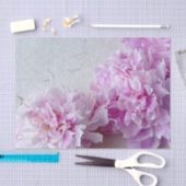 Roze fonieën met ruimte voor tekst tissuepapier (Craft)