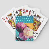 Roze fonies & Stippen speelkaarten (Achterkant)