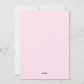 Roze fonkelboog glas Happy Birthday Feestdagenkaart (Achterkant)