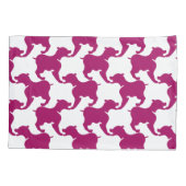 Roze fonthode kiezen kleur Kussensloop (Achterkant)