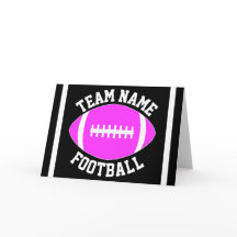 Roze Football Aangepaste teamnaam / Sportpartij te