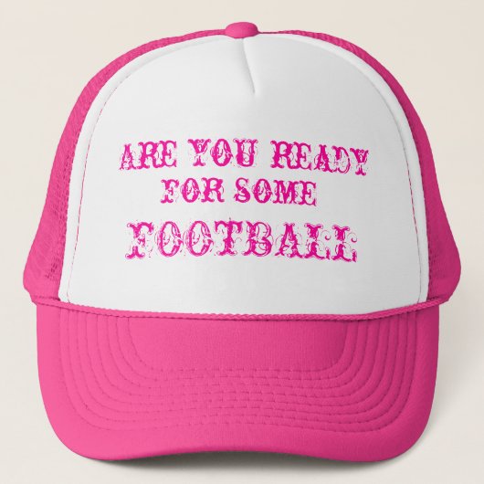 Roze Football Pet (Voorkant)