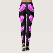 Roze Football Powderpuff of Roze Spel Leggings (Achterkant)
