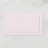 Roze Formele Plaats Kaarten Plaatskaartje (Achterkant)