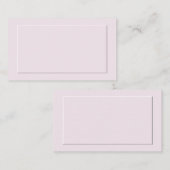 Roze Formele Plaats Kaarten Plaatskaartje (Voorkant / Achterkant)