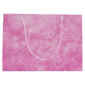 Roze forse bruine tas groot cadeauzakje (Achterkant)