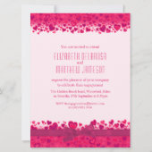 Roze foto-boog van het feest kaart (Achterkant)