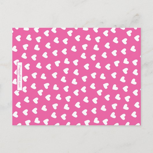 Roze foto Harde Valentijnsdag Kaarten (Achterkant)