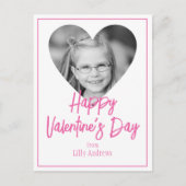 Roze foto Harde Valentijnsdag Kaarten (Voorkant)